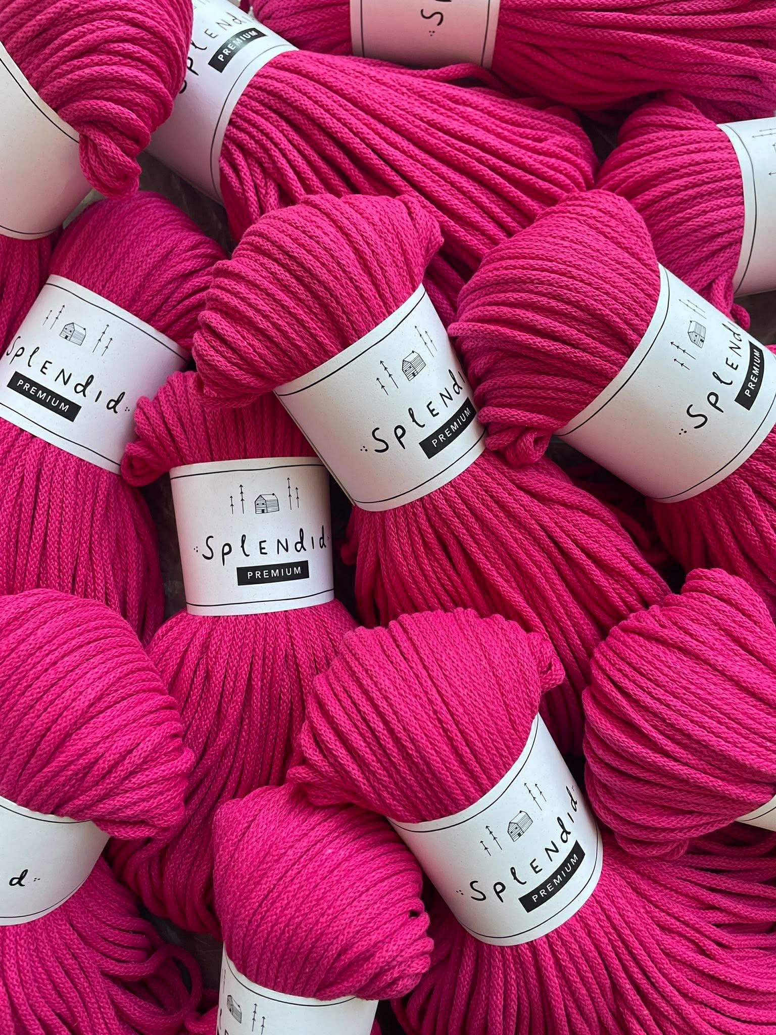 Splendid zsinórfonal 3 mm - Fuxia